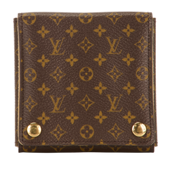 Louis Vuitton Jewellery Pouch, Canvas, Mono, SN0094, B, 2*